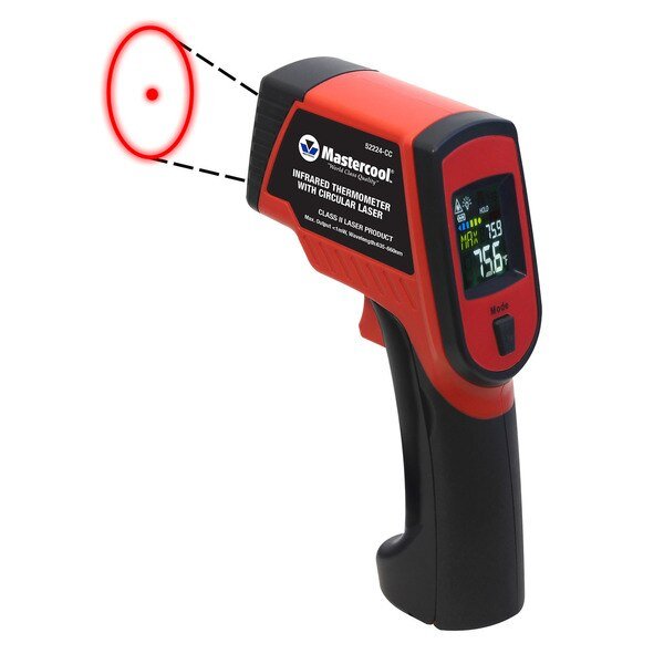 Infared Thermometer w/Circular Laser, Mastercool, Mfr#: ME52224-CC